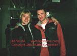 С Алексеем Тихоновым. Финал Гран-При 2003.
