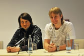С Эдвином Мартоном. Пресс-конференция в Праге (Чехия), посвящённая предстоящему весеннему туру по Восточной Европе (24.02.2009)