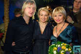 С Яной Рудковской и Катей Лель. Презентация книги Лены Лениной "Stars" (06.11.2008)